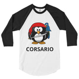 3/4 sleeve raglan shirt