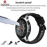 3 pces para samsung galaxy watch 42mm 46mm protetor de tela de vidro temperado