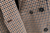 Plaid Blazers y chaquetas trabajo Oficina