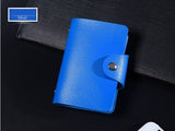 New PU Leather Function 24 Bits Card Case Business Card Holder Men Women