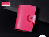 New PU Leather Function 24 Bits Card Case Business Card Holder Men Women