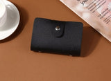 New PU Leather Function 24 Bits Card Case Business Card Holder Men Women
