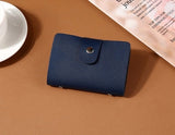 New PU Leather Function 24 Bits Card Case Business Card Holder Men Women