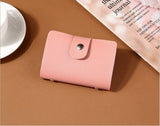 New PU Leather Function 24 Bits Card Case Business Card Holder Men Women