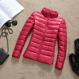 Down Parka Women Ultra-light Thin Down Jacket 2019 Autumn Winter