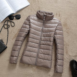Down Parka Women Ultra-light Thin Down Jacket 2019 Autumn Winter
