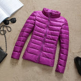 Down Parka Women Ultra-light Thin Down Jacket 2019 Autumn Winter
