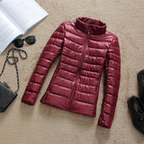 Down Parka Women Ultra-light Thin Down Jacket 2019 Autumn Winter