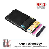 Men Business Aluminum  Cash ID Card Holder RFID Blocking Slim Metal Wallet Coin Purse card case  credit card wallet rfid wallet