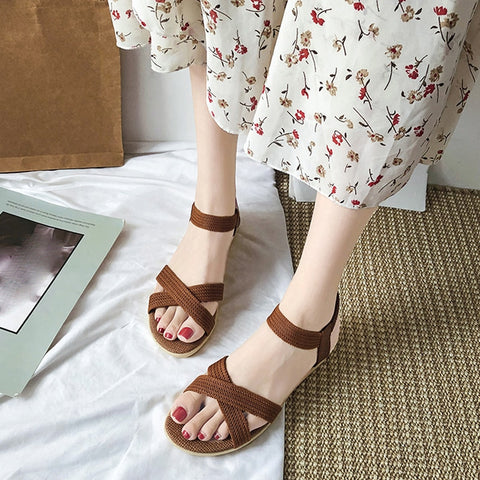 Summer Shoes Woman Sandals Elastic