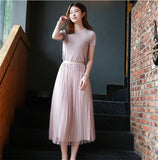 Silver Shiny Lurex Knitted Womens