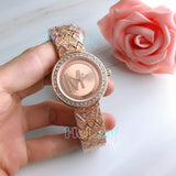 Fashion Gold Silver Stainless Women Watch Quartz