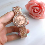 Fashion Gold Silver Stainless Women Watch Quartz