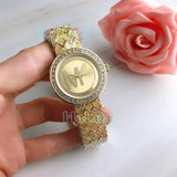 Fashion Gold Silver Stainless Women Watch Quartz