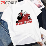 La Casa De Papel T Shirt Men Funny Cartoon Money Heist Tshirt House of Paper  Bella Ciao
