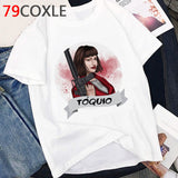 La Casa De Papel T Shirt Men Funny Cartoon Money Heist Tshirt House of Paper  Bella Ciao