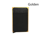Men Business Aluminum  Cash ID Card Holder RFID Blocking Slim Metal Wallet Coin Purse card case  credit card wallet rfid wallet