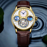 Guanqin 100% Real Tourbillon Mechanical Watch Men Wrist Mens Watches