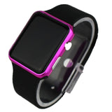 LED Electronic Sport Silicone Kids Watch Fashion Casual Outdoor Digital Display
