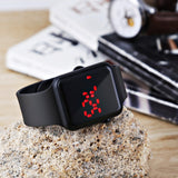 LED Electronic Sport Silicone Kids Watch Fashion Casual Outdoor Digital Display