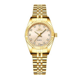 CHENXI Luxury Couple Watch Golden Fashion Stainless Steel  Wrist Watches For Women & Men