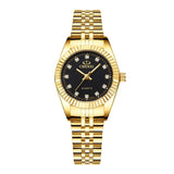 CHENXI Luxury Couple Watch Golden Fashion Stainless Steel  Wrist Watches For Women & Men