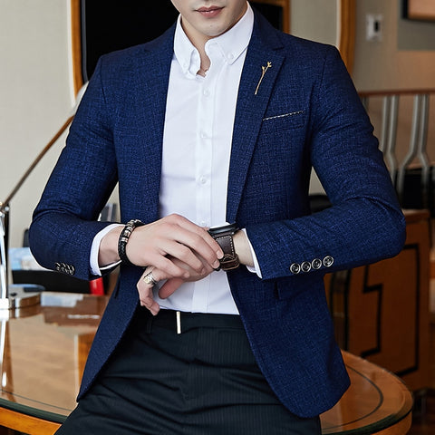 Men's Long Sleeve Suit Jackets,