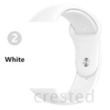 Silicone strap For Apple Watch band 44 mm/40mm iwatch Band 38mm 42mm Sport bracelet