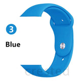 Silicone strap For Apple Watch band 44 mm/40mm iwatch Band 38mm 42mm Sport bracelet