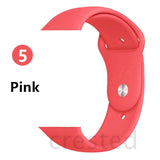 Silicone strap For Apple Watch band 44 mm/40mm iwatch Band 38mm 42mm Sport bracelet