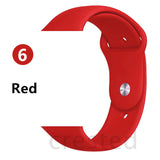 Silicone strap For Apple Watch band 44 mm/40mm iwatch Band 38mm 42mm Sport bracelet
