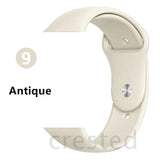 Silicone strap For Apple Watch band 44 mm/40mm iwatch Band 38mm 42mm Sport bracelet