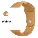 Silicone strap For Apple Watch band 44 mm/40mm iwatch Band 38mm 42mm Sport bracelet