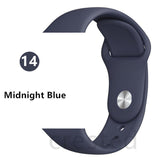 Silicone strap For Apple Watch band 44 mm/40mm iwatch Band 38mm 42mm Sport bracelet