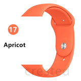 Silicone strap For Apple Watch band 44 mm/40mm iwatch Band 38mm 42mm Sport bracelet