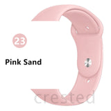 Silicone strap For Apple Watch band 44 mm/40mm iwatch Band 38mm 42mm Sport bracelet