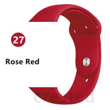 Silicone strap For Apple Watch band 44 mm/40mm iwatch Band 38mm 42mm Sport bracelet