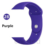 Silicone strap For Apple Watch band 44 mm/40mm iwatch Band 38mm 42mm Sport bracelet