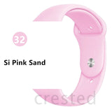 Silicone strap For Apple Watch band 44 mm/40mm iwatch Band 38mm 42mm Sport bracelet