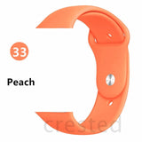 Silicone strap For Apple Watch band 44 mm/40mm iwatch Band 38mm 42mm Sport bracelet