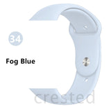 Silicone strap For Apple Watch band 44 mm/40mm iwatch Band 38mm 42mm Sport bracelet