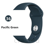 Silicone strap For Apple Watch band 44 mm/40mm iwatch Band 38mm 42mm Sport bracelet