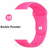 Silicone strap For Apple Watch band 44 mm/40mm iwatch Band 38mm 42mm Sport bracelet