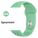 Silicone strap For Apple Watch band 44 mm/40mm iwatch Band 38mm 42mm Sport bracelet