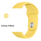 Silicone strap For Apple Watch band 44 mm/40mm iwatch Band 38mm 42mm Sport bracelet