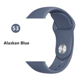 Silicone strap For Apple Watch band 44 mm/40mm iwatch Band 38mm 42mm Sport bracelet