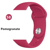 Silicone strap For Apple Watch band 44 mm/40mm iwatch Band 38mm 42mm Sport bracelet