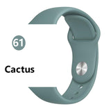 Silicone strap For Apple Watch band 44 mm/40mm iwatch Band 38mm 42mm Sport bracelet