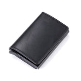 Bycobecy Credit Card Holder Wallet Men Women Metal RFID Vintage Aluminium