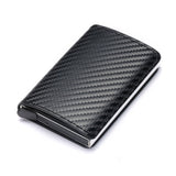 Bycobecy Credit Card Holder Wallet Men Women Metal RFID Vintage Aluminium